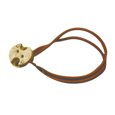 Portalampade alogeno g 5.3 + cavo140mm.