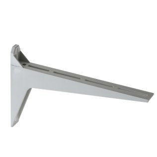 Mensole di sostegno in policarbonato grigio 19 x 3