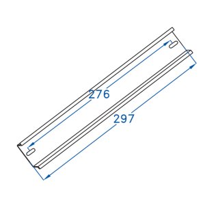 Profilo din per scatole 310 x 240 l.297 mm