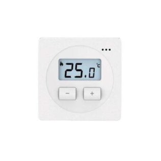 Termostato intelligente z-wave. design a 2 pulsant