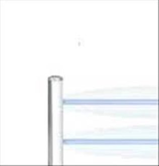 Micro-ray colonna 2m - portata 100m