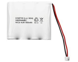 Batteria nicd 4,8 v/900 mah
