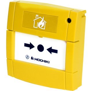 Pulsante incendio convenz. ip42 giallo