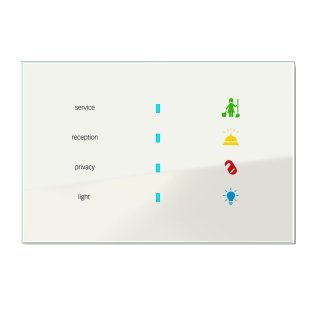 Panel control cover pannello di controllo knx per