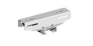 Supporto trivalente 400 mm per testa palo Ø 60 ÷