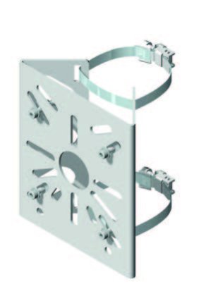 Staffa per fissaggio telecamera/piastra wall-box a