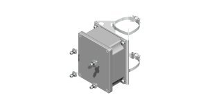 Box connessioni ip66 in alluminio 138x113x61 mm co