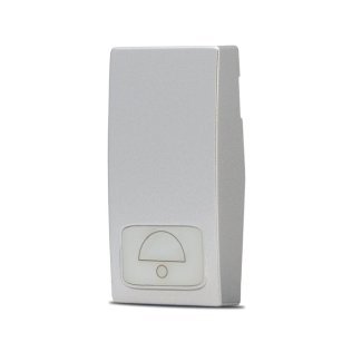 Cover pulsante campanello gem 672a alluminio