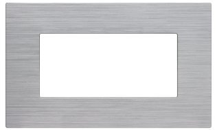 Placca tecnopol. spazz. m5004sl-9 joy 4p silver