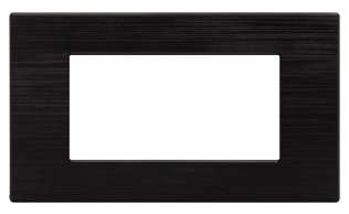 Placca tecnopol. spazz. 8004sl-2 art 4p nero