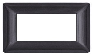 Placca tecnopol. t3 m8004-10 4p nero bistr?