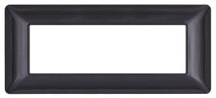 Placca tecnopol. t3 m8007-10 6p nero bistr?
