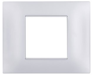 Placca tecnopol. gem 6002-09 2p silver