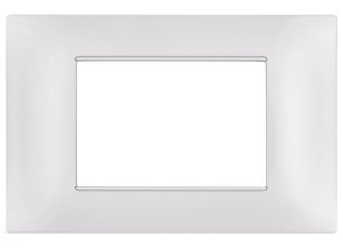 Placca tecnopol. gem 6003-01 3p bianco