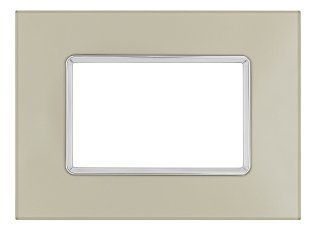 Placca vetro joy 5003bl-5 3p champagne