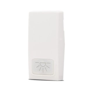Cover pulsante luce gem 671b bianco