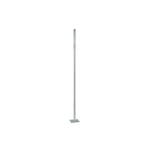 Palo zincato con base (2mt x 4,8cm)