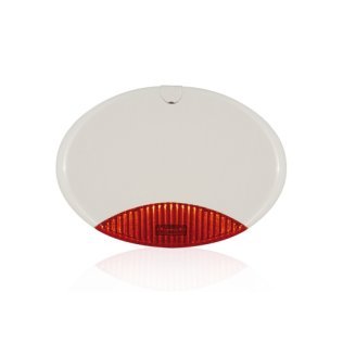Sirena da esterno autoalimentata - lamp arancio