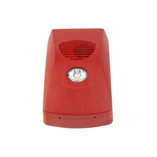 Avvisatore acustico rosso vad a parete indirizzato