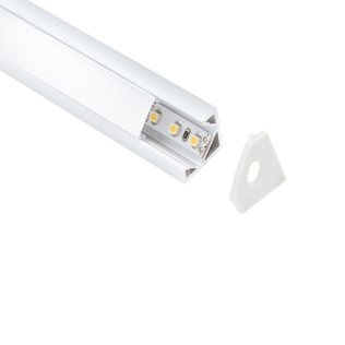 Kit profilo angolare fin. bianco l.2mt.