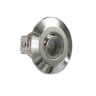 Far. orient. led 350ma 1w cromo 3000k