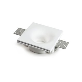 Faretto in gesso incasso tondo 230v 56mm