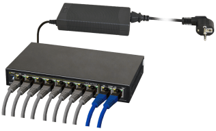 Switch poe s108 a 10 porte per 8 telecamere ip