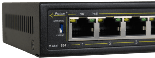 Switch poe s64 a 6 porte per 4 telecamere ip