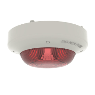 Lampegg. indirizz. led rosso - involucro avorio