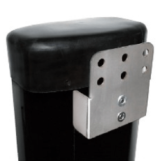 Staffa per fissaggio accessori esterni (telecamer