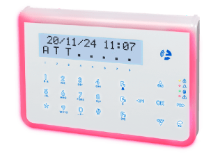 Tastiera lcd oled touch con prossimità fondo nero