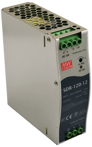 Alimentatore din sdr 12v/120w/10a
