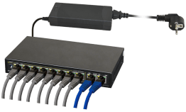 Switch poe s108 a 10 porte per 8 telecamere ip