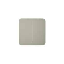 Solobutton (2-gang) [55] asp olive tasto per lig