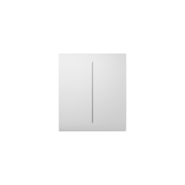Centerbutton (2-gang) [55] asp white centerbutto