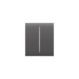 Centerbutton (2-gang) [55] asp grey centerbutton