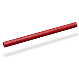 Tubo di campionamento 25mm - abs rosso - verga da