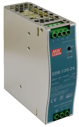 Alimentatore din edr 24v/120w/5a