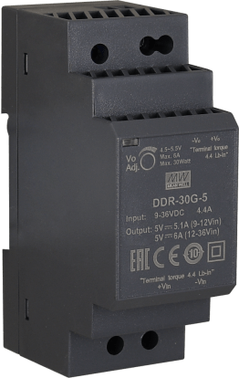 Convertitore ddr 5v/30w/6a dc/dc for din rail