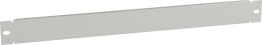 Pannello frontale 1u - grigio