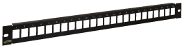 Patch panel per montaggio fino 24 moduli rg45