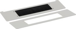 Passacavo a spazzola rack 19'' rwa-g/rw-g/rwda-g