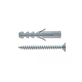 Tassello in nylon diam 10 con vite 6 x 50