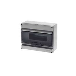 Centralino da parete 12 mod. ip65 grigio p. orizz.