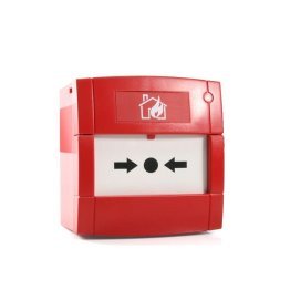 Pulsante incendio convenz. ip67 - rosso