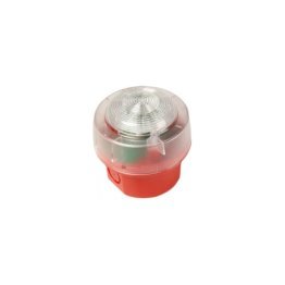 Lampeggiante convenzionale con led rosso, completo