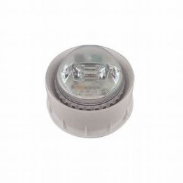 Sirena con lampeggiante con corpo bianco e led bia