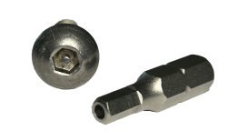 Chiavetta per viti antieffrazione - acciaio inox a