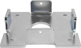 Base 120x120x4 mm - acciaio - zincatura galvanica