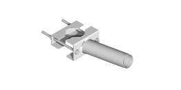 Supporto da palo sbraccio pesante Ø 60x250 mm inc